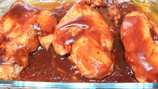 Juicy BBQ Chicken Breast Recipe [upl. by Gunner327]