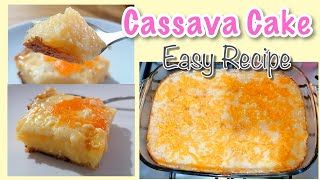 Cassava Cake Easy Recipe Using Frozen Cassava  Cooking with My Daughter K  KC Mum Life [upl. by Timmie]