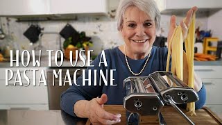 How to Use a Pasta Machine amp Make the Best Italian Pasta  Mamma Giulianas Cooking Tips [upl. by Rehctaht]