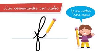 Cursiva  Las consonantes con rulos [upl. by Elspeth]