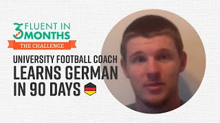 University Football Coach Learns German in 90 Days [upl. by Paley]