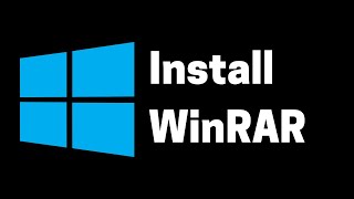 How to Download and Install WinRAR on Windows 10 [upl. by Kepner]