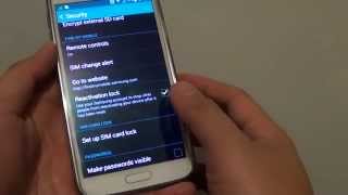 Samsung Galaxy S5 How to EnableDisable Reactivation Lock [upl. by Brittni294]