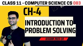 Class 11 Introduction to Problem Solving  Computer Science  202324  CS 083 CBSE  Aakash [upl. by Nhor]