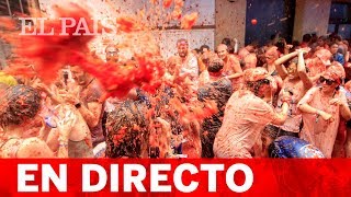 Así fue la Tomatina de Buñol 2018 [upl. by Patin576]