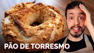 PÃO DE TORRESMO Receita da tradicional rosca e de como fazer o torresmo à pururuca [upl. by Ahsiuqel]