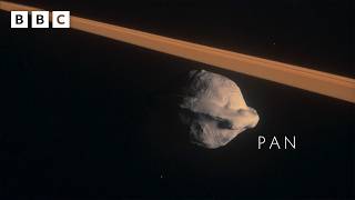 Pan the pastashaped moon of Saturn  BBC [upl. by Schroeder]