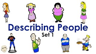 Describing People  English Conversation Practice  ESL [upl. by Peony39]