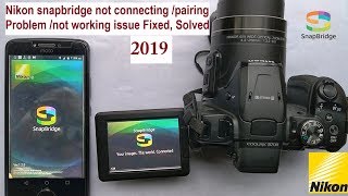 Nikon snapbridge app not connecting  not working pairing issue resolved issue Fixed Solved [upl. by Sidon]