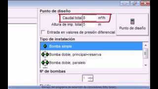 manejo Programa de Selección de bombas y circuladores Wilo Select 3 [upl. by Mcdermott]
