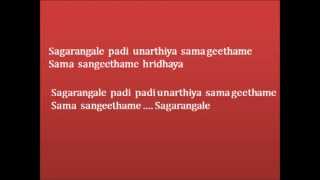 Sagarangale Lyrics in English [upl. by Karel710]