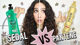 SEDAL VS PANTENE RIZOS DEFINIDOS 🥊 ¿CÚAL CREMA PARA PEINAR ES MEJOR [upl. by Ailati813]