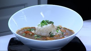 For Mardis Gras Chef Barry Reichart From Bourbon St On The Beach Shares A Shrimp Gumbo Recipe [upl. by Brockwell]