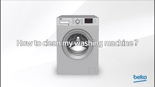 How to clean washing machine  by Beko [upl. by Etiragram]