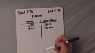 Finding Elapsed Time Using a TChart [upl. by Flossi427]