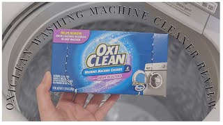 OxiClean Washing Machine Cleaner Review  OxiClean vs Affresh [upl. by Nimaj]