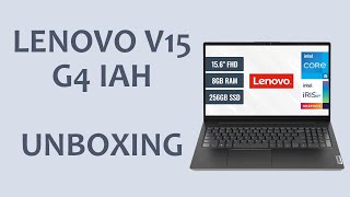 UNBOXING LENOVO V15 G4 IAH  Core i5 12500H 8GB RAM 256GB SSD 156 FHD [upl. by Atnuahs]