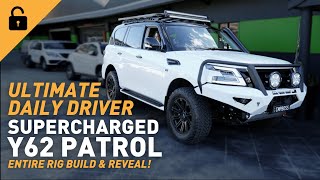 🔥📺 Rig Builds Nissan Patrol Y62 Ultimate Daily Driver  2024 [upl. by Enelcaj]