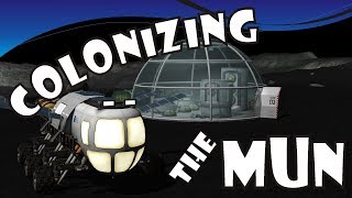 07 SSTO Space Program  Colonizing the Mun  KSP 122 [upl. by Huskey]