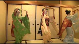 Traditional Japanese Dance by Maiko quotKyounoShikiquotthat means four season of Kyotoquot [upl. by Ellinehc]