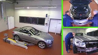 Mercedes R170 SLK  Chapter 5  How Top Replace The Main Lift Cylinders [upl. by Charlene323]