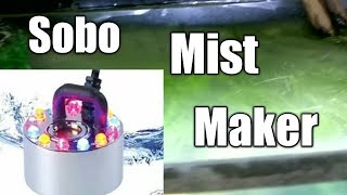 How to use Sobo Mist Maker  Fogger unboxing [upl. by Imis52]