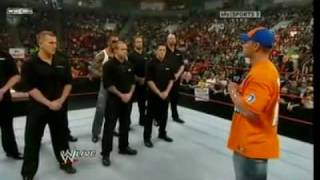 john cena and batista final face off [upl. by Nanyt964]