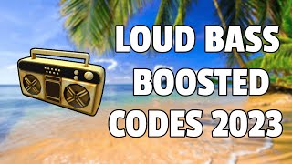 LOUD BASS BOOSTED Roblox Ids WORKING 2023 [upl. by Naji]