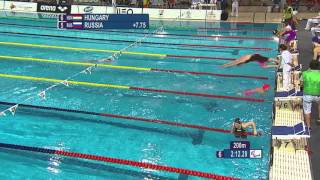 Womens 4x100m Freestyle Rly 34ptsFinal2016 IPC Swimming European Open Championships Funchal [upl. by Etnohs]