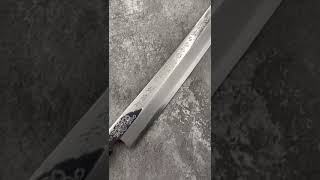 Sakai Takayuki x Michiko Kubota Rinka Silver 3 Steel Sakura  Waka Engraving 390mm [upl. by Ronyar839]