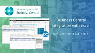 Microsoft Dynamics 365 Business Central Edit in Excel Functionality [upl. by Peale]