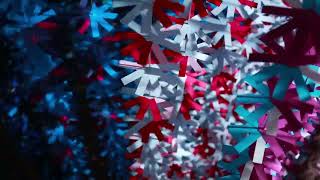 25000 colourful paper kinetic art installation by Emmanuelle Moureaux [upl. by Oralle]