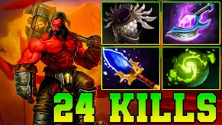 24 Kills Monster Axe Offlane  Axe Dota 2 Offlane Carry 737 Pro Build Guide Gameplay [upl. by Wagstaff22]