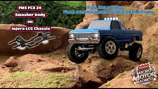 Building a 124 Scale RC Crawler from Scratch  Ford F150 FCX24 Injora Low CG Chassis [upl. by Dis]