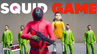 SQUID GAME SURVIVAL Red Light Green Light  PGN  283  GTA 5 Roleplay [upl. by Meekyh]