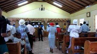 Church Service Deep In The Blue Mountains of Jamaica  January 2012 [upl. by Eniamraj208]