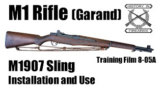 M1 Rifle Garand M1907 Sling TF 805A [upl. by Aletha]