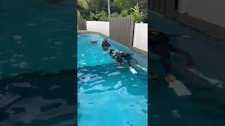 Training Part 2 Drownproofing Water Survival Course and Rescue Diver Course [upl. by Gessner]