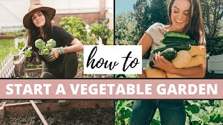 How To Start A Vegetable Garden  Gardening Tips [upl. by Sanford]