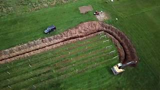 Geothermal Horizontal Loop Installation [upl. by Notnirt]