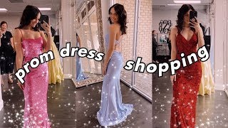 prom dress shopping vlog 2020 senior prom  i found the perfect dress [upl. by Barnabas937]