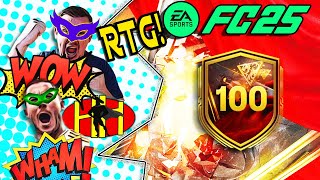 FC25 HAZARDS HEROES RTG  UPGRADED RIVALS REWARDS AND 100 PLAYER PACK [upl. by Valina]