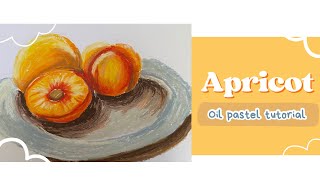 How to paint apricot in oil pastel  easy stepbystep tutorial  with Mungyo [upl. by Sudnak]