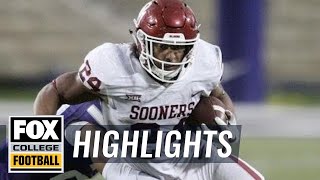 Oklahoma vs Kansas State  Highlights  FOX SPORTS [upl. by Ynaffad172]