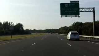 Dulles Greenway VA 267 Exits 5 to 9 eastbound [upl. by Dahlstrom]