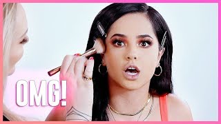 DOING BECKY Gs MAKEUP OMG  NikkieTutorials [upl. by Ahsote]