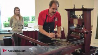 How to Use a Colonial Era Printing Press [upl. by Jordan]