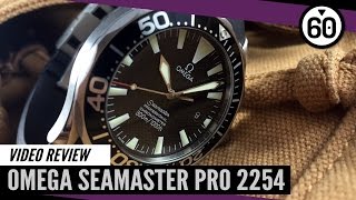 Omega Seamaster Professional 2254 Video Review – 60CLICKS [upl. by Leonanie]