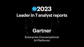 Avaamo Named a Leader in Seven Leading Enterprise AI Analyst Reports in 2023 [upl. by Nauh965]