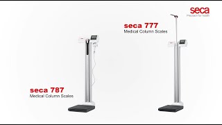 seca 787 amp seca 777  Medical Column Scales [upl. by Nath]